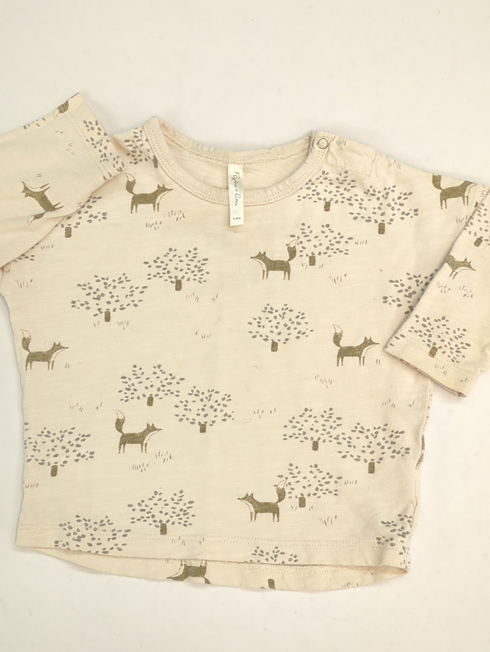 Rylee + Cru Fox long sleeve tee 3-6